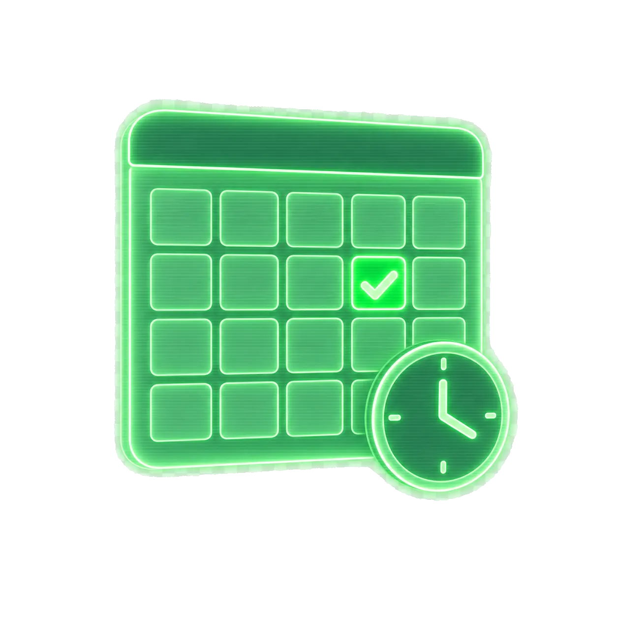 Holographic calendar